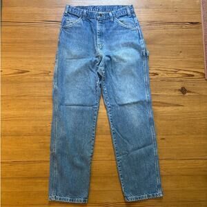 Dickies vintage medium wash cargo pocket mens jeans SIZE 33